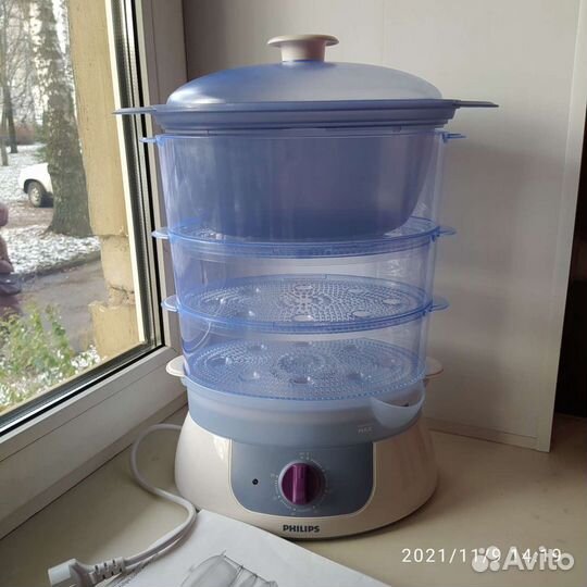 Пароварка philips новая
