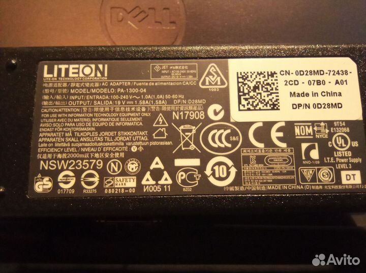 Док-станция Dell Latitude 10 с блоком питания