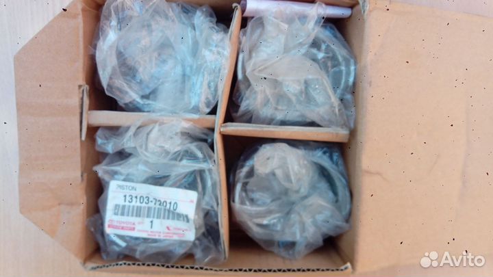 Поршень 2 Y, +0,5, Toyota, оригинал (комплект)