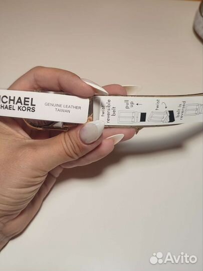 Ремень Michael Kors двухсторонний оригинал