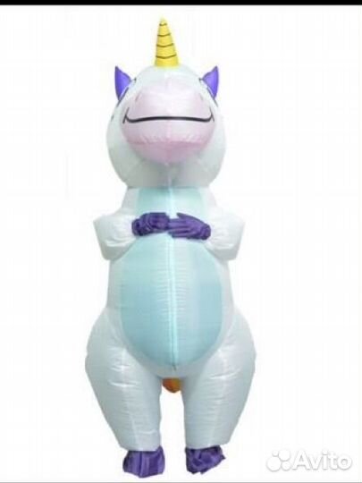 Надувной костюм Единорога в прокат