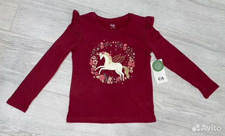 Лонгслив для девочки C&A