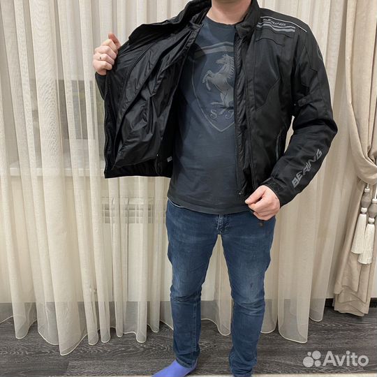 Мотокуртка теплая