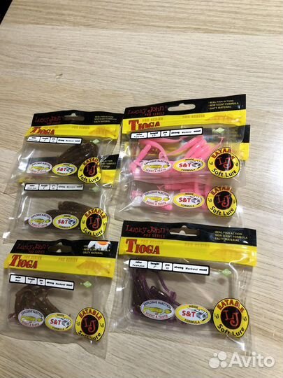 Силиконовые приманки Lucky john,Инстинкт