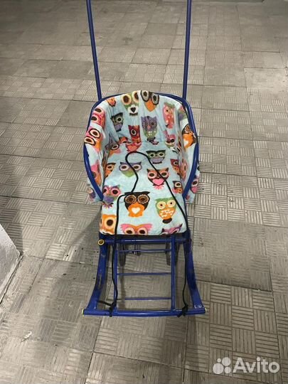 Детские санки с колесами