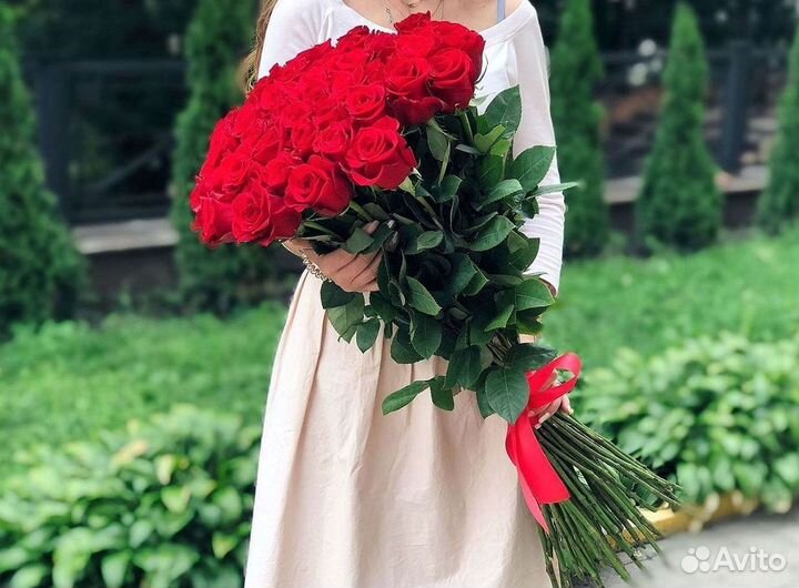 Высокие розы Букеты с доставкой