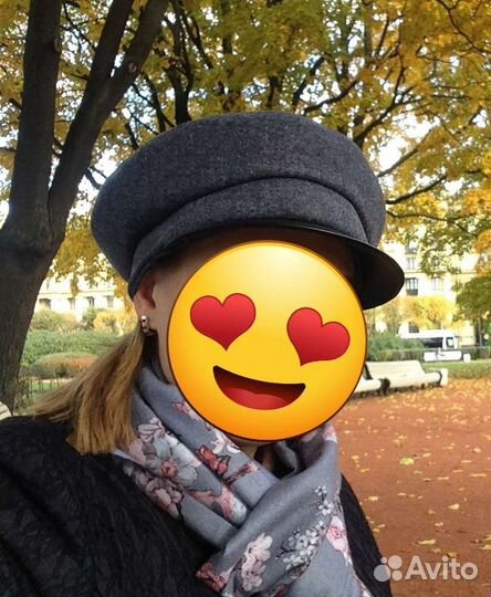 Кепка женская картуз кашемир