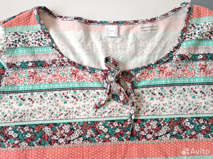 Блузка женская размер 60 хлопок