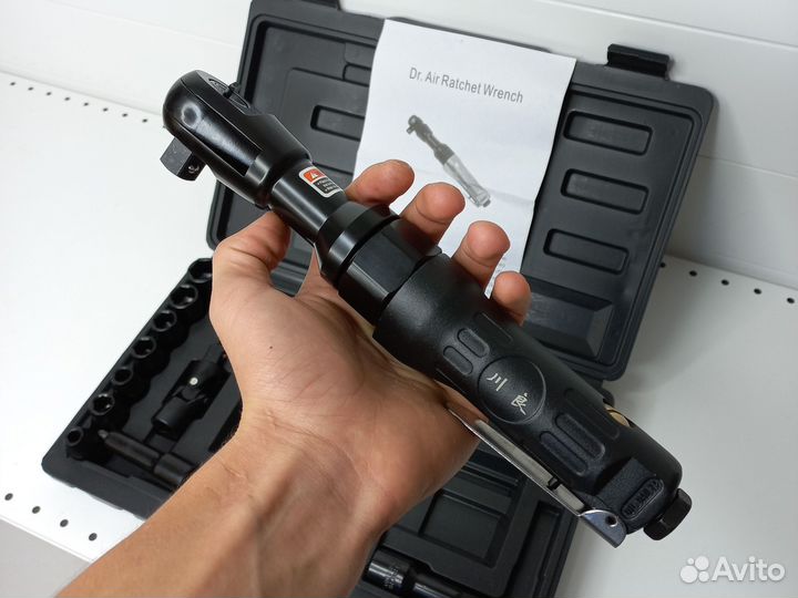 Пневмотрещотка 1/2 68 nm набор