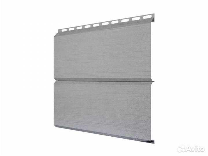 Сайдинг металлический Grand Line под дерево молочн