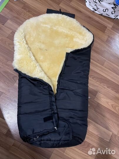 Конверт в коляску овчина