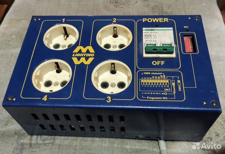 Dmx switch 4 канала по 10 ампер