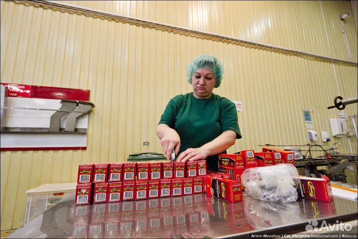 Вахта в Москве - Стикеровщик на производство чая