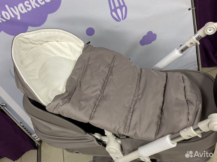 Коляска 2в1 и 3в1 эко кожа