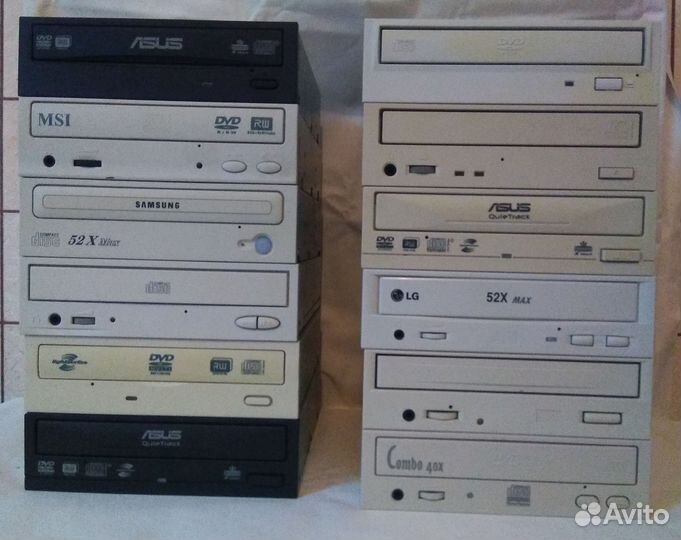 CD и DVD приводы (12 штук)