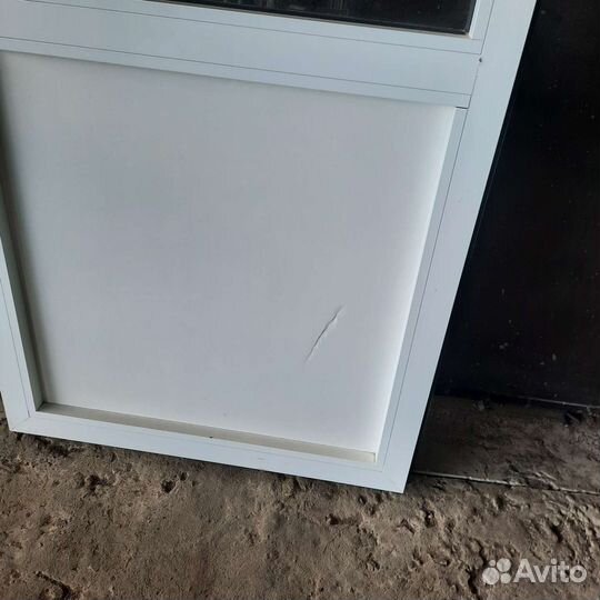 Дверь алюминиевая бу