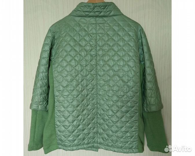 Куртка-пальто Anna Verdi зеленая M-L