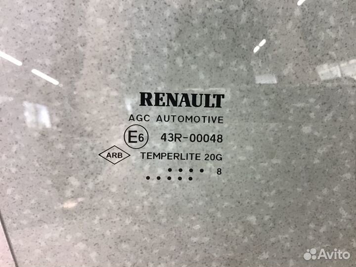Стекло двери задней правой Renault Kaptur 2016