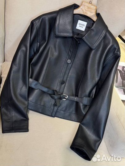 Кожаная куртка hermes