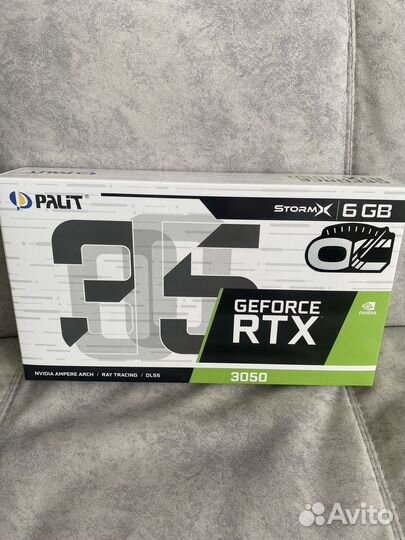 Видеокарта rtx 3050 palit storm x