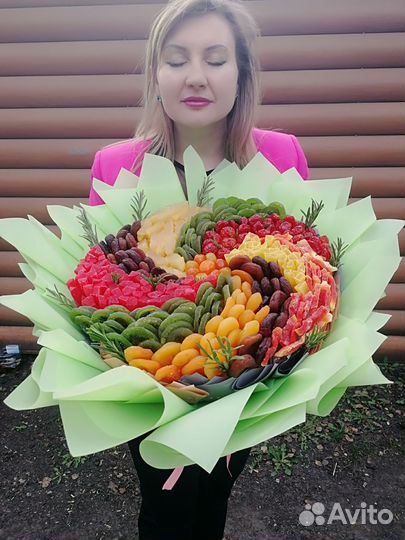 Букеты из сухофруктов для учителя/мамы/бабушки