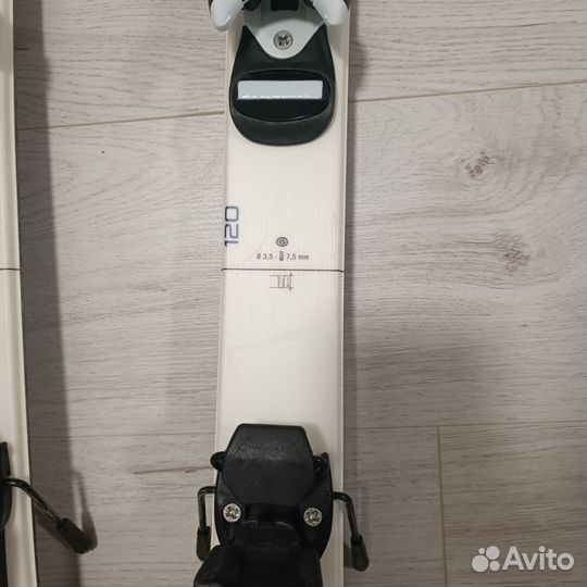 Горные лыжи детские 120 с ботинками 35 р