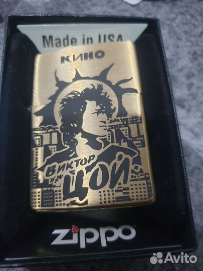 Зажигалка Zippo Виктор Цой