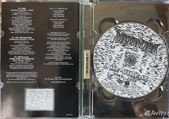 Metallica the videos коллекционный диск