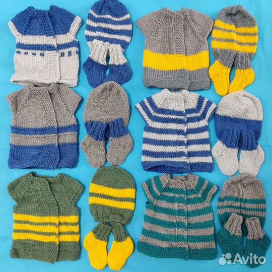 Вязанный набор для недоношенных