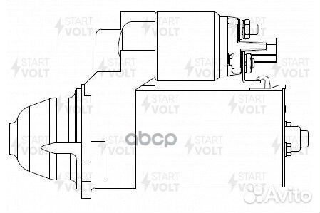 Стартер hyundai I30 10- LST0830 startvolt