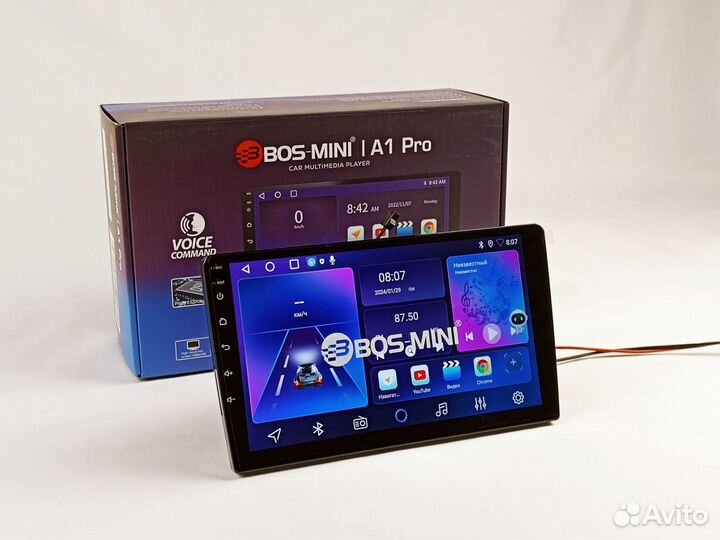 Магнитола Android 2din 9 дюймов 4/64 Bos-Mini