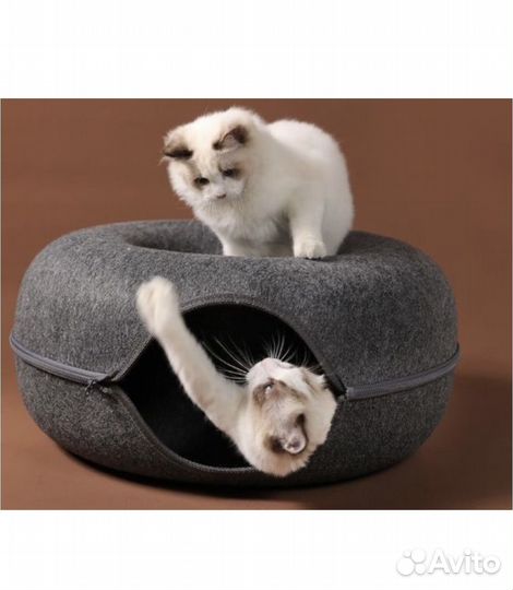 Круг лежанка для кошек и собак