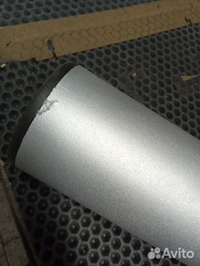 Защита порогов d76 с проступями SsangYong Kyron (2