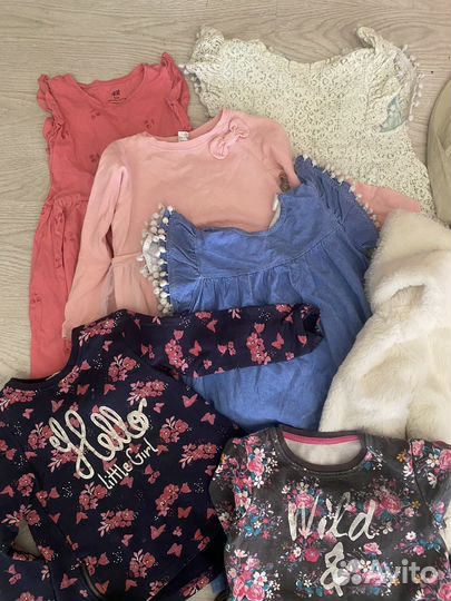 Пакет одежды для девочки 98-104 и обувь 26-27