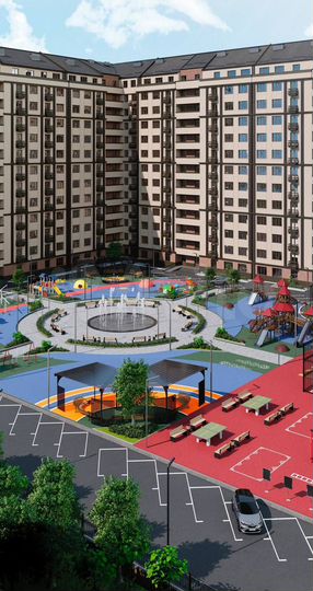 Своб. планировка, 77 м², 6/12 эт.