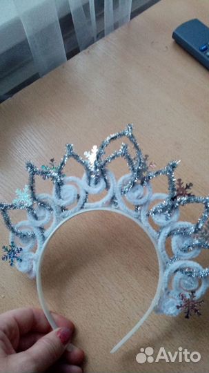 Ободок для девочки новогодний