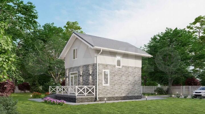 Дом 90 м² на участке 10 сот.