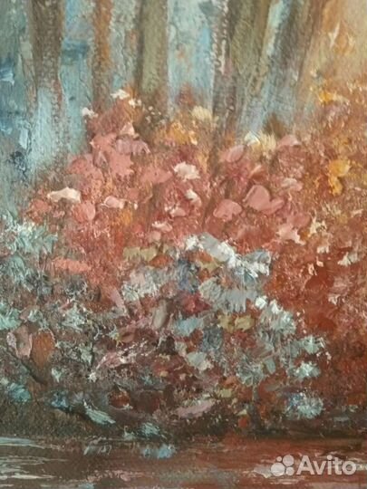 Картина маслом,называется-Туманный лес