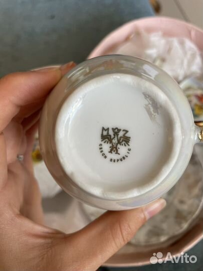 Набор чешских чайных чашек
