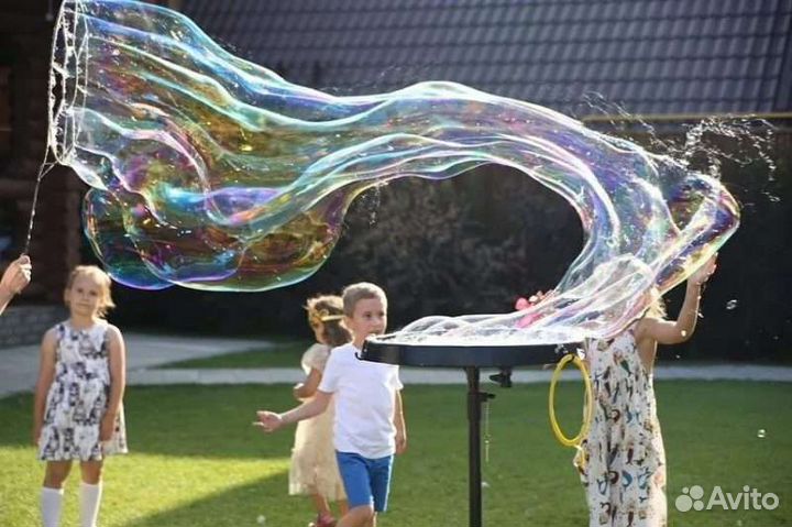 Профессиональный раствор для мыльных пузырей