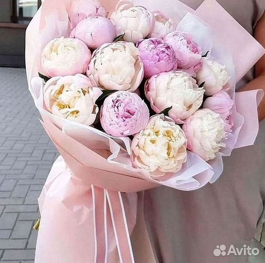 Пионы Розы Доставка