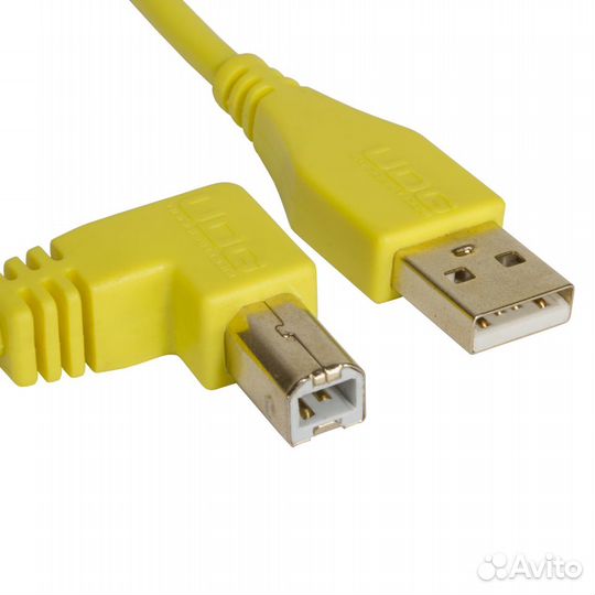 UDG Ultimate Audio Cable USB 2.0 A-B Yellow Angled