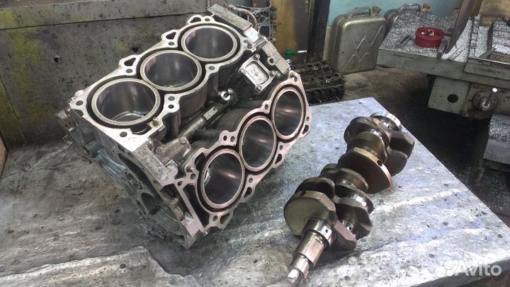 Шлифовка коленвала, расточка блока цилиндров