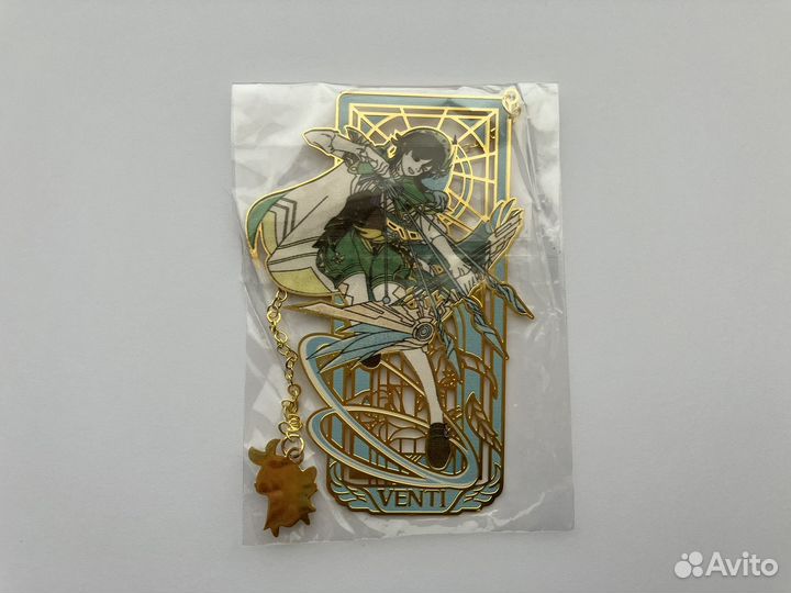 Металлическая закладка для книг Venti