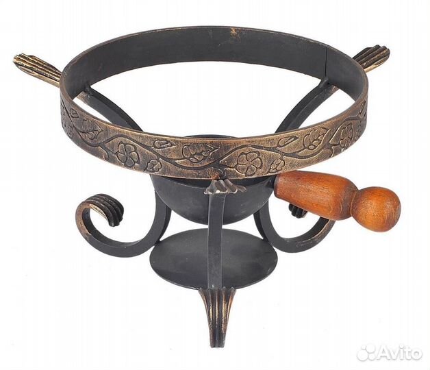 Подставка под садж кованная с ручкой