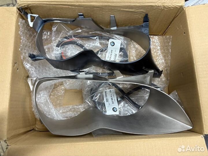 Комплект дооснащения титановых накладок фарBMW E46