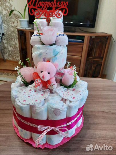 Тортик из подгузников