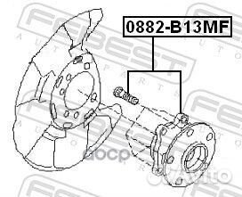 Ступица передняя 0882-B13MF Febest