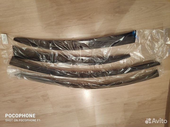 Ветровики дефлекторы skodа rapid (polo)