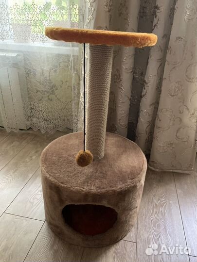 Домик для кошки с когтеточкой